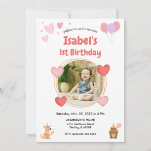 Invitation Carton d'invitation d'anniversaire pour enfants av