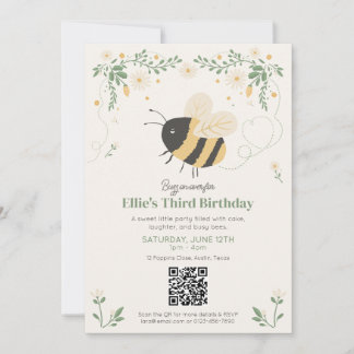 Invitation Carton d'invitation d'anniversaire pour enfants Bu