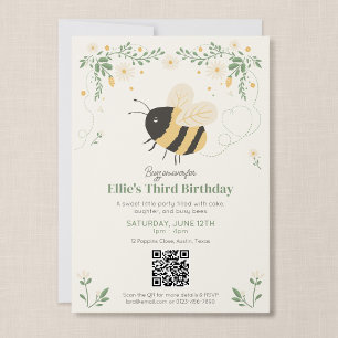 Invitation Carton d'invitation d'anniversaire pour enfants Bu