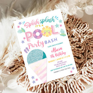 Invitation Carton d'invitation d'anniversaire pour une fête c