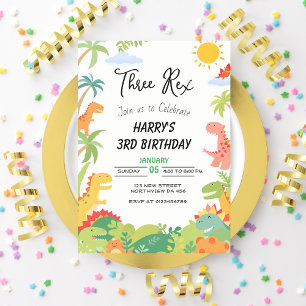 Invitation Carton d'invitation d'anniversaire sur le thème de