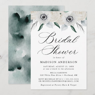 Invitation Carton d'invitation de Baby Shower Mariée aux Aném