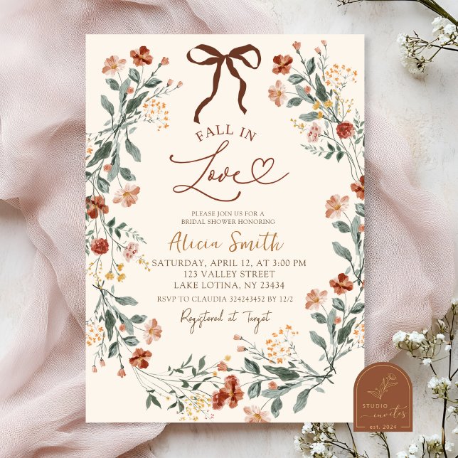 Invitation Carton d'invitation de Coquette pour une Baby Show (Créateur téléchargé)