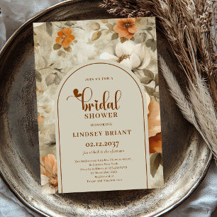 Invitation Carton d'invitation de douche de mariée de style b