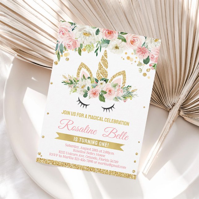 Invitation Carton d'invitation de fête d'anniversaire fille l (Créateur téléchargé)