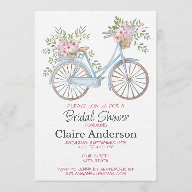 Invitation Carton d'invitation de Fête de Mariage au thème de (Devant)