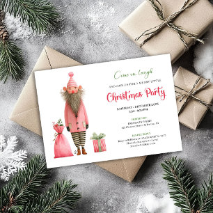 Invitation Carton d'invitation de fête de Noël à l'aquarelle