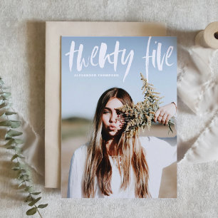 Invitation Carton d'invitation de fin d'études en typographie