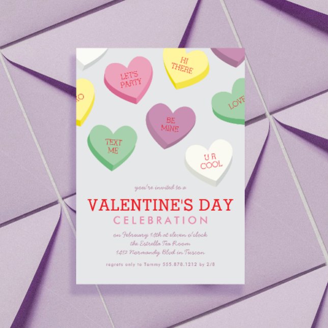 Invitation Carton d'invitation de jour de la Saint-Valentin a (Créateur téléchargé)