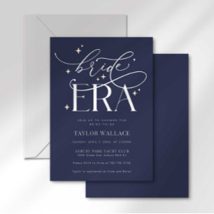 Invitation Carton d'invitation de la fête de mariage de l'ère