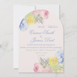 Invitation Carton d'invitation de mariage