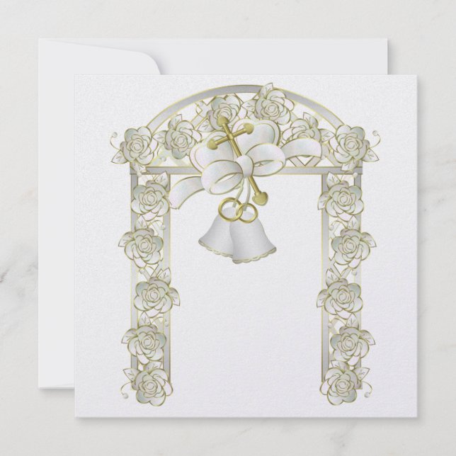 Invitation Carton d'invitation de mariage 5,25" x 5,25" (Devant)