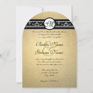 Invitation Carton d'invitation de mariage 5x7 avec des tourbi