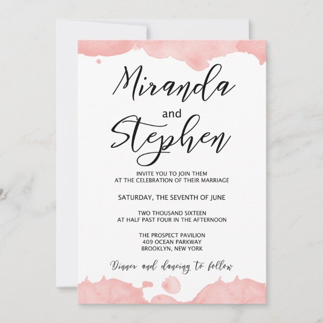 Invitation Carton d'invitation de mariage - Anniversaire - Me (Devant)