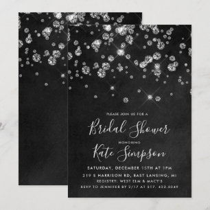 Invitation Carton d'invitation de mariage au tableau craie di