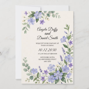 Invitation Carton d'invitation de mariage Chardon à Clochette