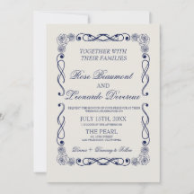 Carton d'invitation de mariage Code QR | Vieille f