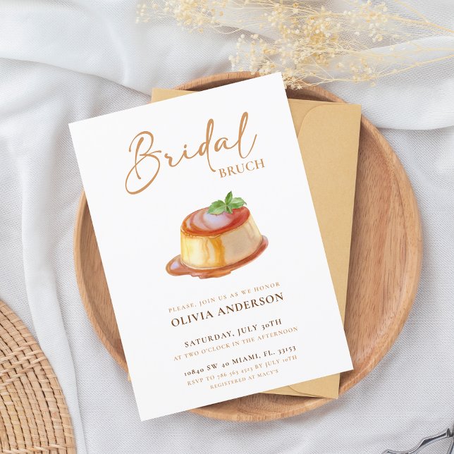 Invitation Carton d'invitation de mariage élégant Boho orange (Créateur téléchargé)
