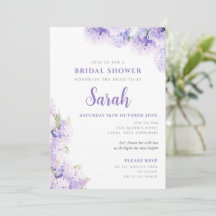 Carton d'invitation de mariage floral Hortensia vi