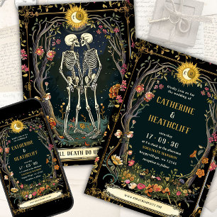Invitation Carton d'invitation de mariage 'Jusqu'à ce que la