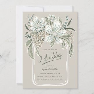 Invitation Carton d'invitation de mariage rustique pour coupl