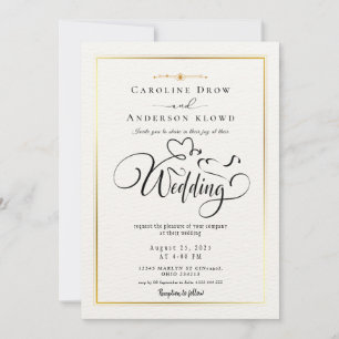 Invitation Carton d'invitation de mariage vidéo avec code QR