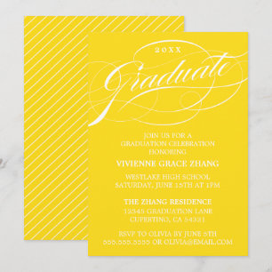 INVITATION CARTON D'INVITATION DE RÉUNION DE FIN D'ÉTUDES EN
