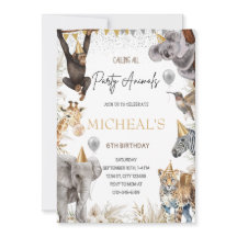 Carton d'invitation EDITABLE pour une fête d'anniv