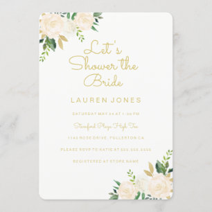 Invitation Carton d'invitation élégant de mariage floral rose