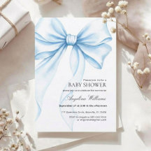 Carton d'invitation élégant pour une baby shower a