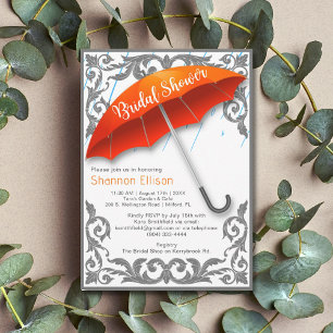 Invitation Carton d'invitation élégant pour une fête de maria