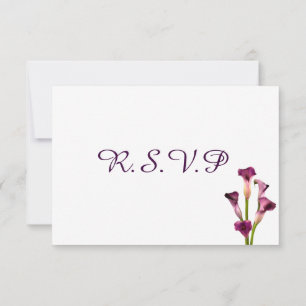 Invitation Carton d'invitation en papier 3.5X5 R.S.V.P.