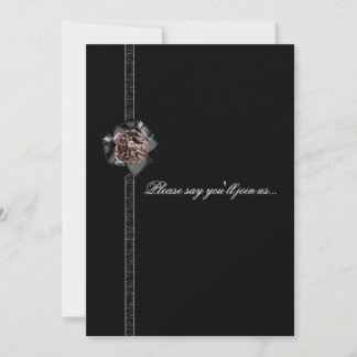 Invitation Carton d'invitation gothique pour anniversaire au
