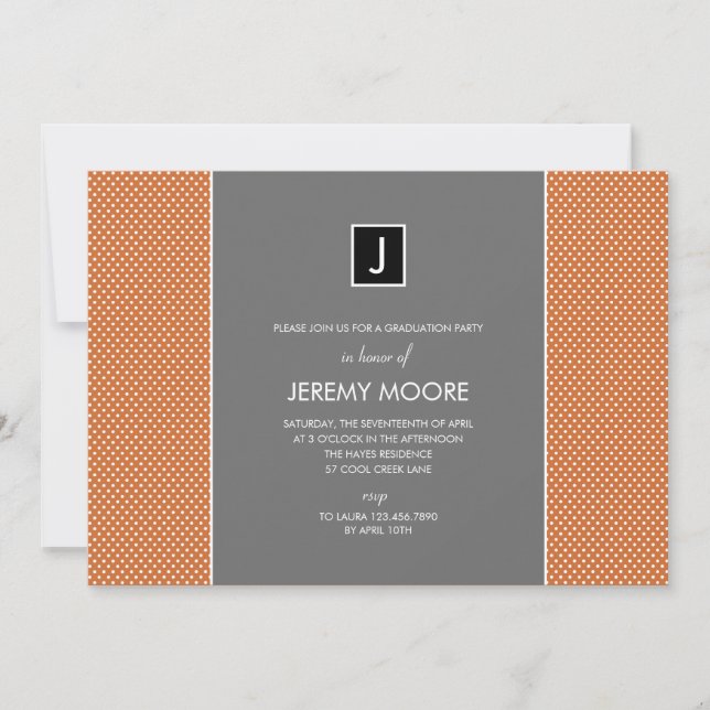 Invitation Carton d'invitation Mini Dots (Devant)