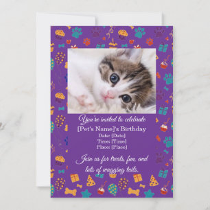 Invitation Carton d'invitation personnalisable pour l'anniver