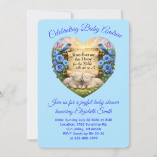 Invitation Carton d'invitation personnalisé pour une baby sho
