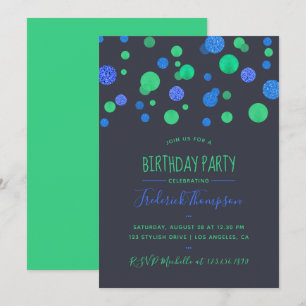 Invitation Carton d'invitation pour anniversaire adulte avec