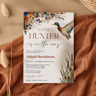 Invitation Carton d'invitation pour Baby Shower Canard colver