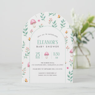 Invitation Carton d'invitation pour baby shower sur le thème 