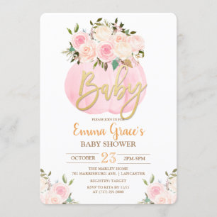 Invitation Carton d'invitation pour Baby Shower sur le thème