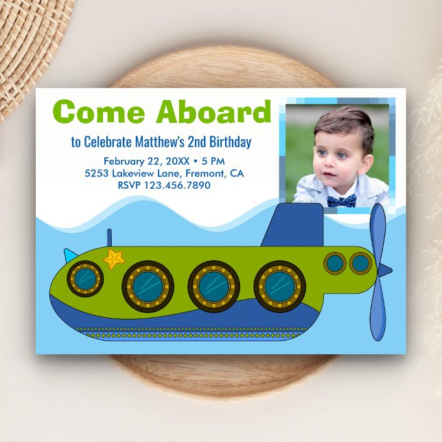 Invitation Carton d'invitation pour fête d'anniversaire avec  (Créateur téléchargé)