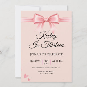 Invitation Carton d'invitation pour fête d'anniversaire de fi