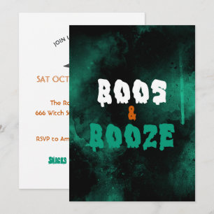 Invitation Carton d'invitation pour la fête d'Halloween pour