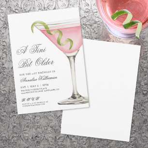 Invitation Carton d'invitation pour l'anniversaire d'un adult