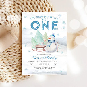 Invitation Carton d'invitation pour le 1er anniversaire de Bo