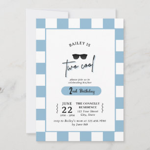 Invitation Carton d'invitation pour le 2ème anniversaire de T