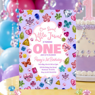 Invitation Carton d'invitation pour le premier anniversaire d