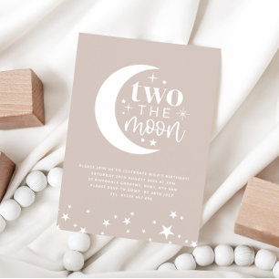 Invitation Carton d'invitation pour un anniversaire "Two The 