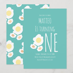 Invitation Carton d'invitation pour un premier anniversaire a