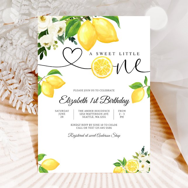Invitation Carton d'invitation pour un premier anniversaire a (Créateur téléchargé)